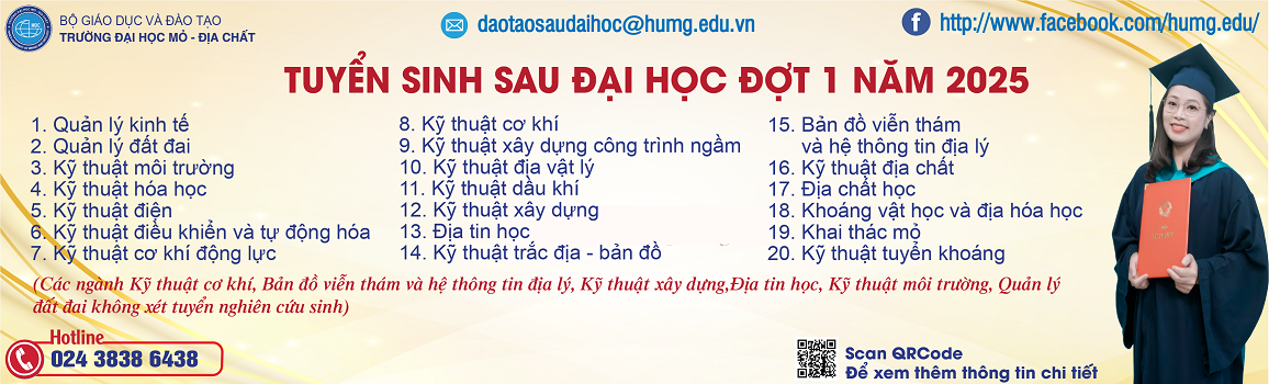 Thông báo tuyển sinh SĐH đợt 1 năm 2025